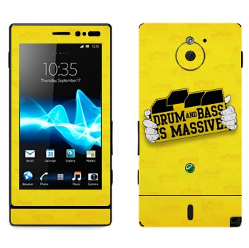   «Drum and Bass IS MASSIVE»   Sony Xperia Sola