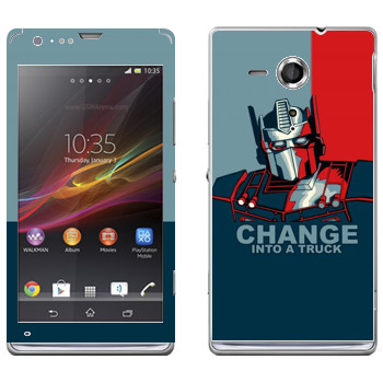  « : Change into a truck»   Sony Xperia SP