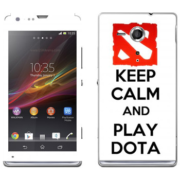   «Keep calm and Play DOTA»   Sony Xperia SP