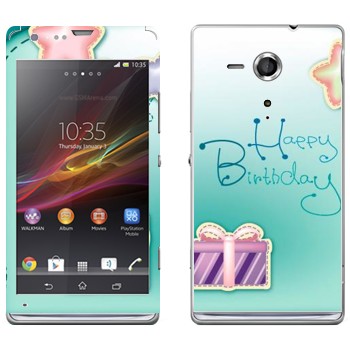   «Happy birthday»   Sony Xperia SP