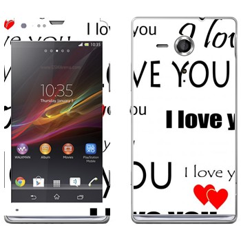   «I Love You -   »   Sony Xperia SP