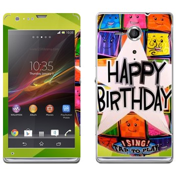   «  Happy birthday»   Sony Xperia SP