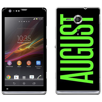   «August»   Sony Xperia SP