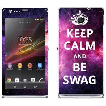   «Keep Calm and be SWAG»   Sony Xperia SP