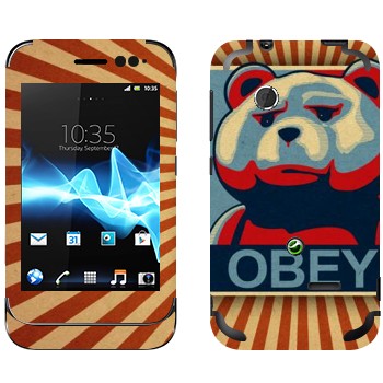   «  - OBEY»   Sony Xperia Tipo Dual