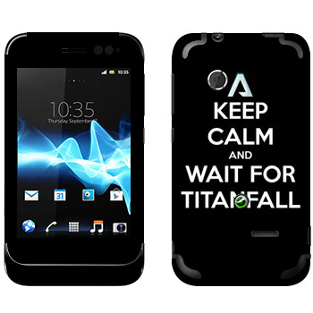   «Keep Calm and Wait For Titanfall»   Sony Xperia Tipo Dual