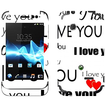   «I Love You -   »   Sony Xperia Tipo Dual