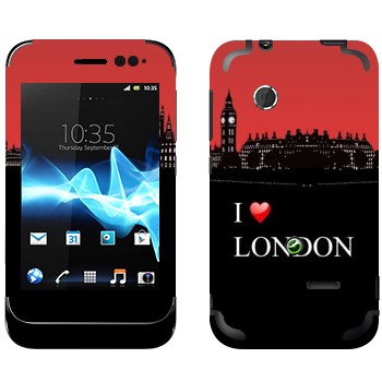   «I love London»   Sony Xperia Tipo Dual