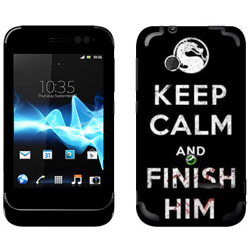   «Keep calm and Finish him Mortal Kombat»   Sony Xperia Tipo Dual