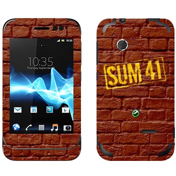   «- Sum 41»   Sony Xperia Tipo Dual