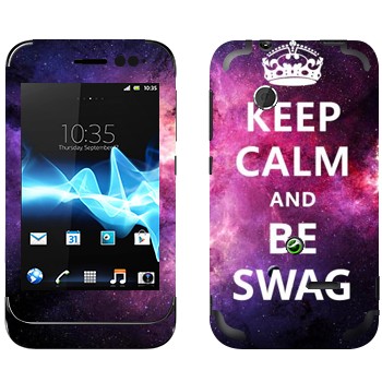   «Keep Calm and be SWAG»   Sony Xperia Tipo Dual
