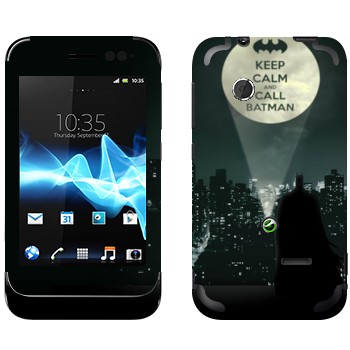   «Keep calm and call Batman»   Sony Xperia Tipo Dual