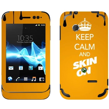   «Keep calm and Skinon»   Sony Xperia Tipo