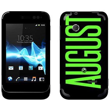   «August»   Sony Xperia Tipo