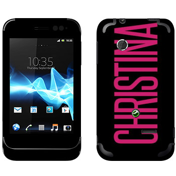   «Christina»   Sony Xperia Tipo