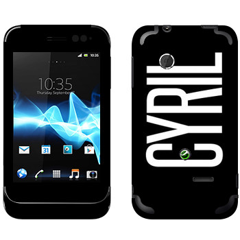  «Cyril»   Sony Xperia Tipo