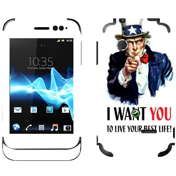   « : I want you!»   Sony Xperia Tipo