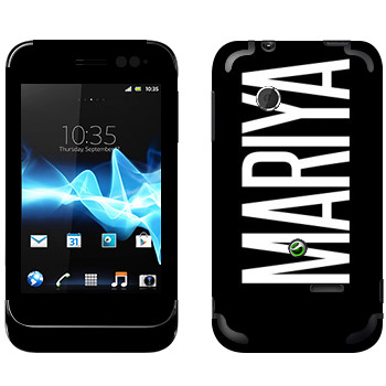   «Mariya»   Sony Xperia Tipo