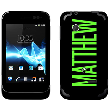   «Matthew»   Sony Xperia Tipo