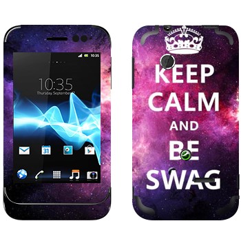   «Keep Calm and be SWAG»   Sony Xperia Tipo