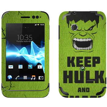   «Keep Hulk and»   Sony Xperia Tipo