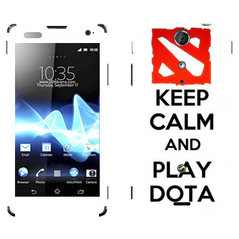   «Keep calm and Play DOTA»   Sony Xperia TX
