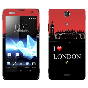   «I love London»   Sony Xperia TX