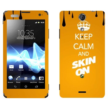   «Keep calm and Skinon»   Sony Xperia TX