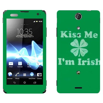   «Kiss me - I'm Irish»   Sony Xperia TX