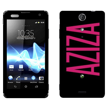   «Aziza»   Sony Xperia TX