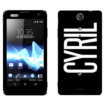   «Cyril»   Sony Xperia TX