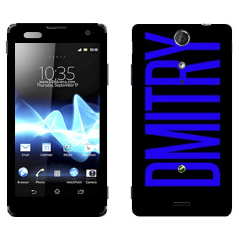   «Dmitry»   Sony Xperia TX