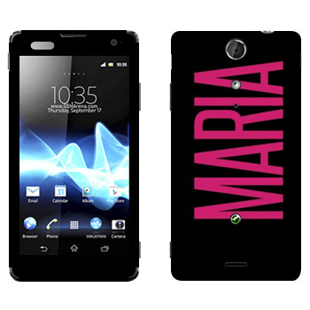   «Maria»   Sony Xperia TX