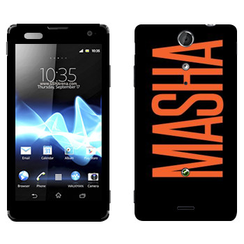   «Masha»   Sony Xperia TX