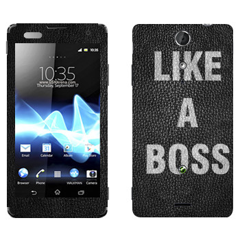   « Like A Boss»   Sony Xperia TX