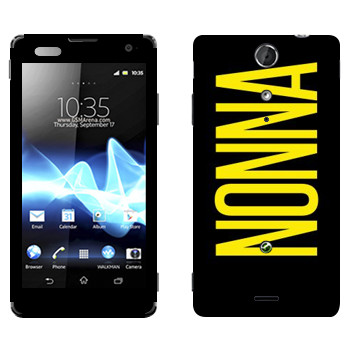   «Nonna»   Sony Xperia TX