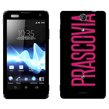   «Prascovia»   Sony Xperia TX