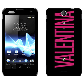   «Valentina»   Sony Xperia TX