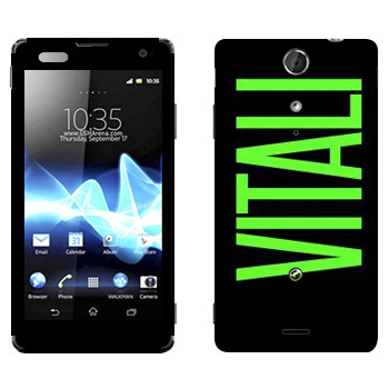   «Vitali»   Sony Xperia TX