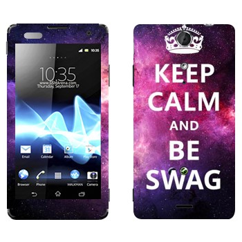   «Keep Calm and be SWAG»   Sony Xperia TX