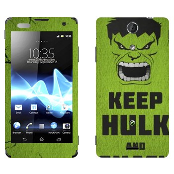   «Keep Hulk and»   Sony Xperia TX