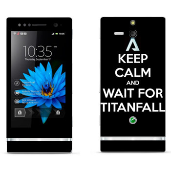   «Keep Calm and Wait For Titanfall»   Sony Xperia U
