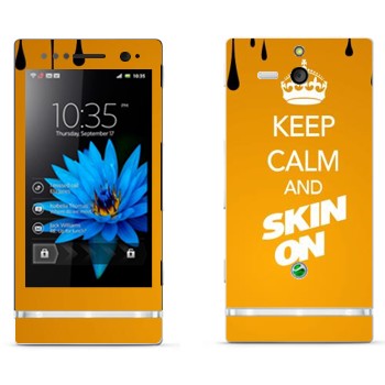   «Keep calm and Skinon»   Sony Xperia U