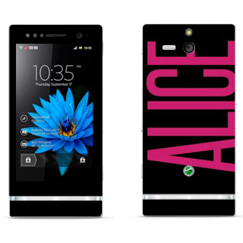   «Alice»   Sony Xperia U