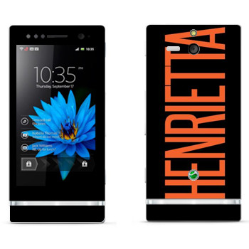   «Henrietta»   Sony Xperia U