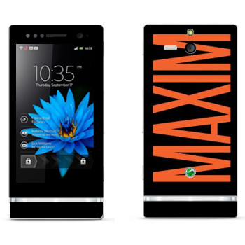   «Maxim»   Sony Xperia U