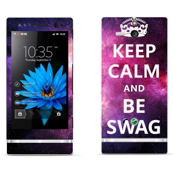   «Keep Calm and be SWAG»   Sony Xperia U