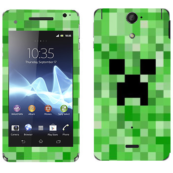   «Creeper face - Minecraft»   Sony Xperia V