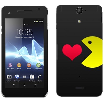   «I love Pacman»   Sony Xperia V