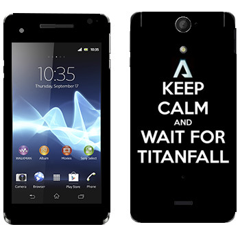   «Keep Calm and Wait For Titanfall»   Sony Xperia V